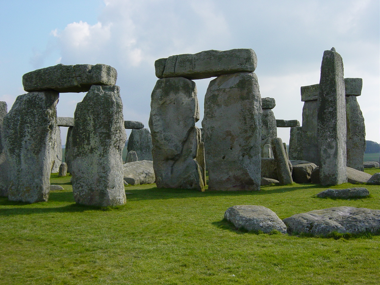 Piedras de Stonehenge al amanecer